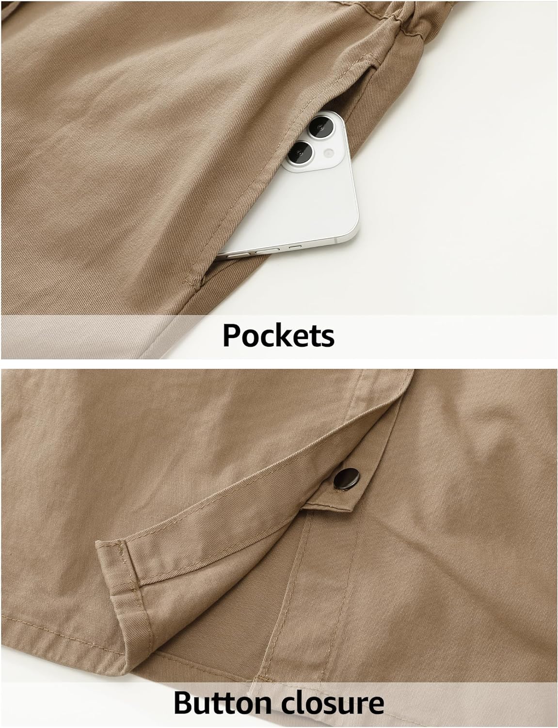 luvamia Denim Dress for Women Long Sleeve Jean Button Down Shirt Dresses with Pockets Casual Fashion Shift Short Dress