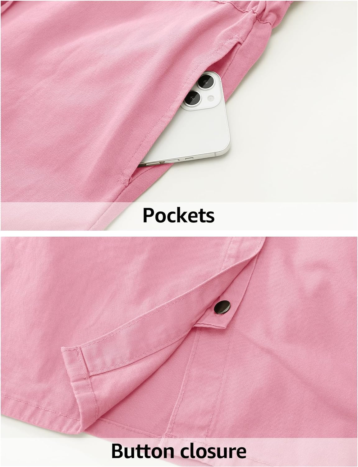 luvamia Denim Dress for Women Long Sleeve Jean Button Down Shirt Dresses with Pockets Casual Fashion Shift Short Dress